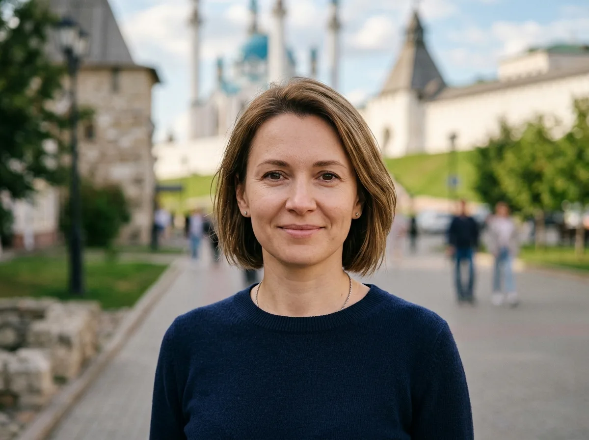 Аватар женщины по имени Ольга Захарова, 40 лет, из Казани, нейтральный портрет