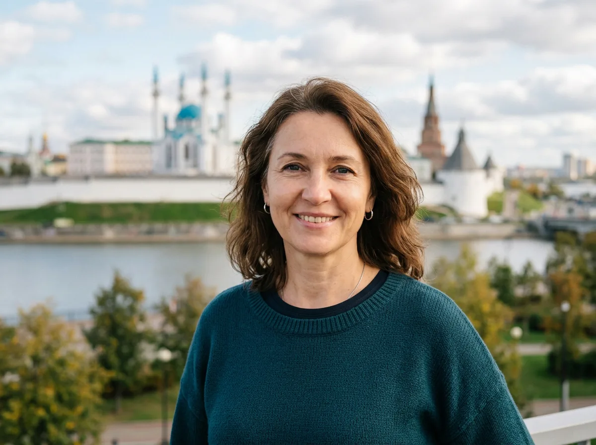 Аватар женщины Марины из Казани, нейтральный женский портрет средних лет